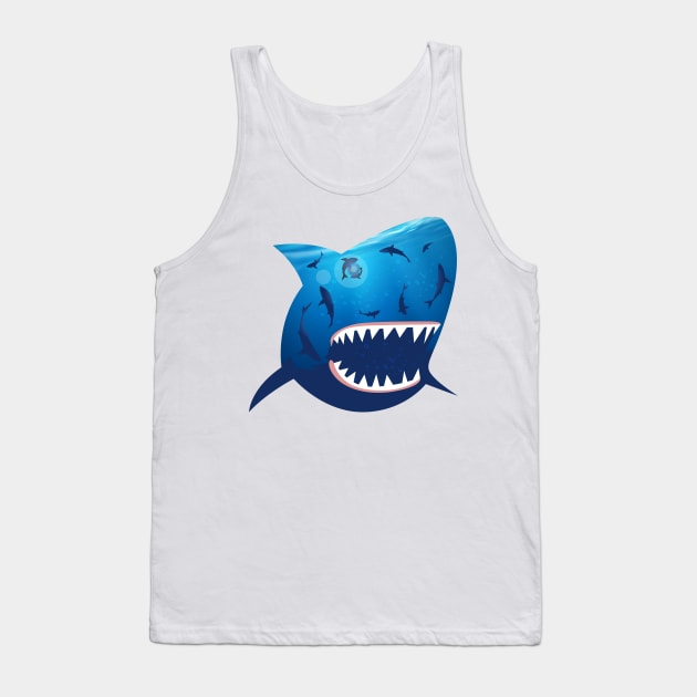 Shark Tank Tank Top by n_ram17